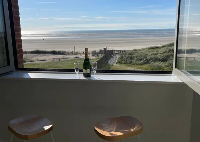 Face Pieds Dans L'eau Duplex 4 155 M2 8-12 Personnes Apartment Berck